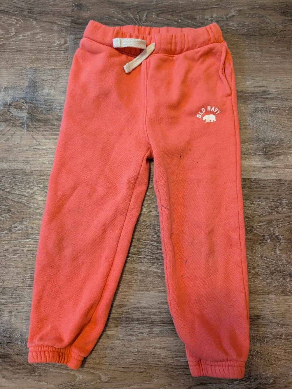 Old Navy Coral and Navy Kids Sweatpants Duo